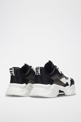 Zapatillas con plataforma - Negro