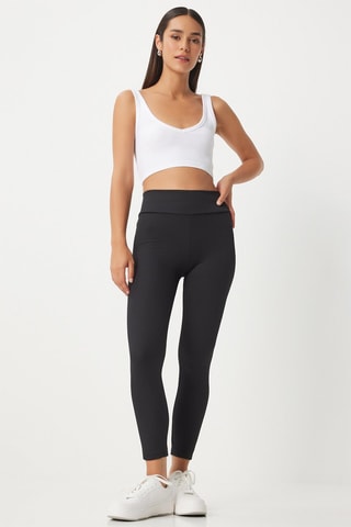 Leggings de tiro alto - Negro