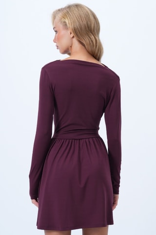 Vestido regular fit - Burdeos
