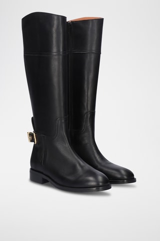 Bottes en cuir - Noir