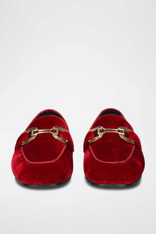 Mocassins en cuir - Bordeaux
