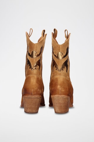 Santiags en cuir - Marron