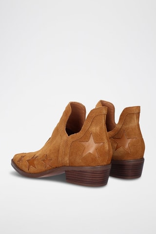 Low boots en cuir - Marron