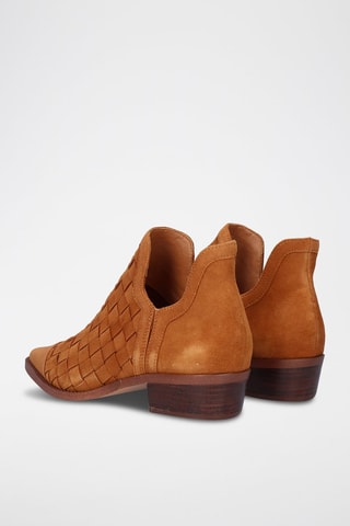 Low boots en cuir - Marron