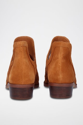 Low boots en cuir - Marron