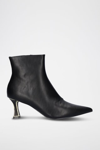 Bottines - Doré et noir