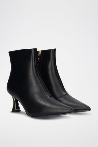 Bottines - Doré et noir