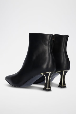 Bottines - Doré et noir