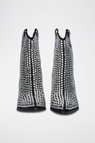 Bottines - Noir et argenté