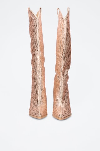 Bottes - Doré et rose