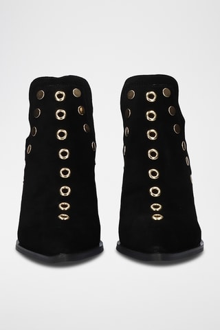 Bottines en cuir - Noir