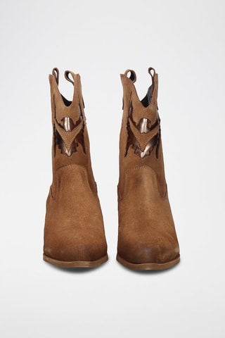 Santiags en cuir - Marron