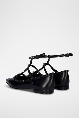 Ballerines à talons - Noir
