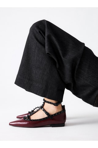 Ballerines à talons - Bordeaux