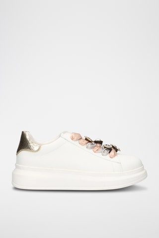 Baskets plateformes - Blanc