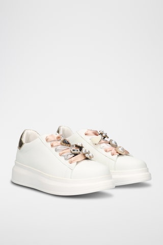 Baskets plateformes - Blanc