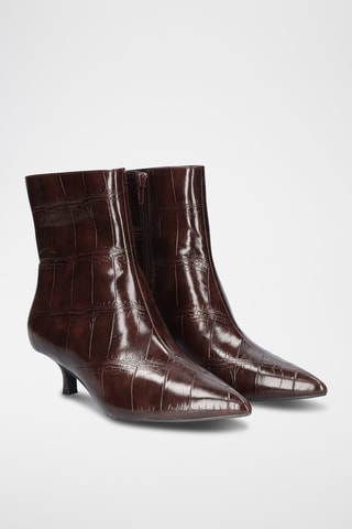 Bottines vernies - Marron
