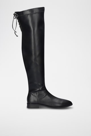 Cuissardes en cuir - Noir