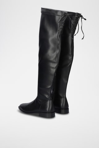 Cuissardes en cuir - Noir