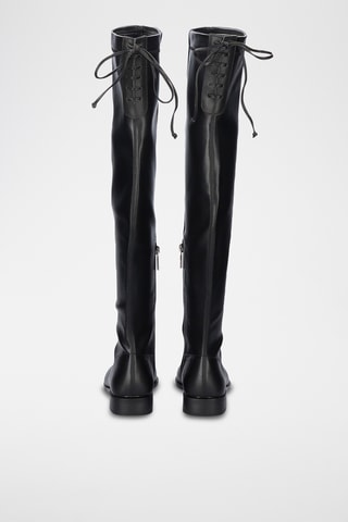 Cuissardes en cuir - Noir