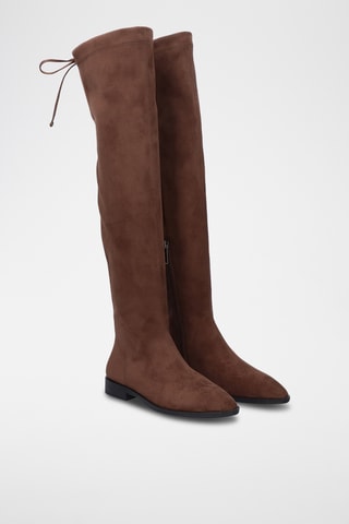 Cuissardes en cuir - Marron