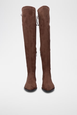 Cuissardes en cuir - Marron