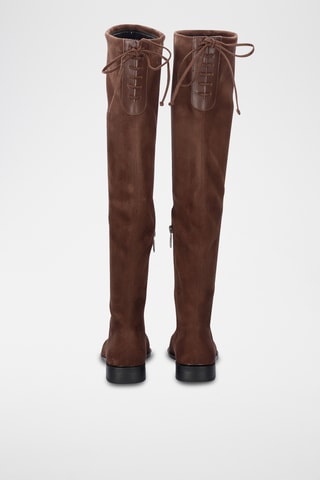 Cuissardes en cuir - Marron