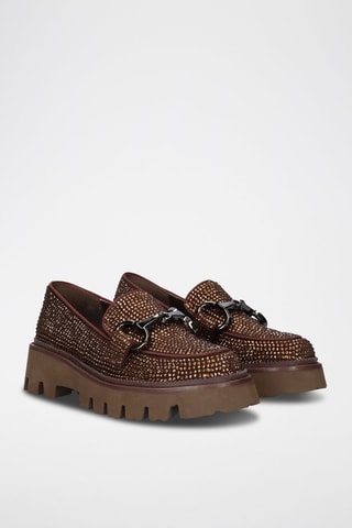 Mocassins en cuir - Marron