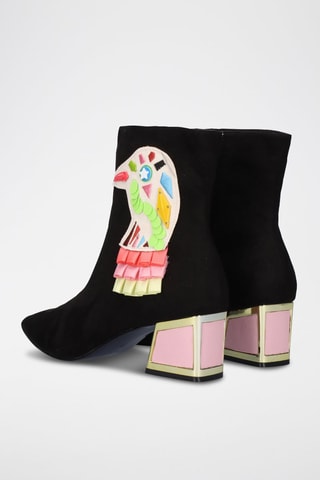 Bottines - Noir et rose