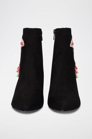 Bottines - Noir et rose