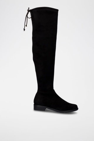 Cuissardes en cuir - Noir