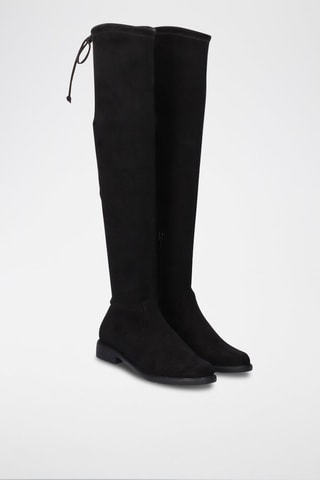 Cuissardes en cuir - Noir