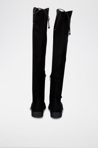 Cuissardes en cuir - Noir