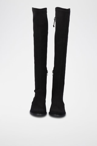 Cuissardes en cuir - Noir