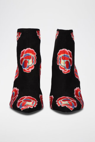 Bottines - Noir et rouge