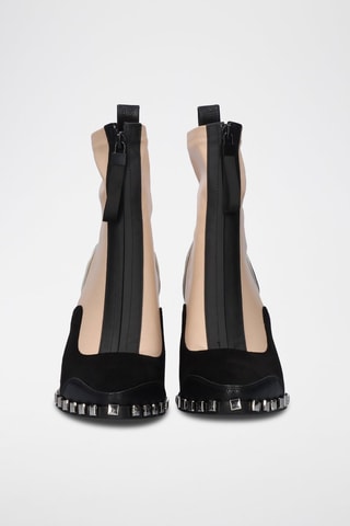 Bottines - Beige et noir