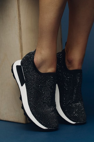 Slip-on compensées - Noir