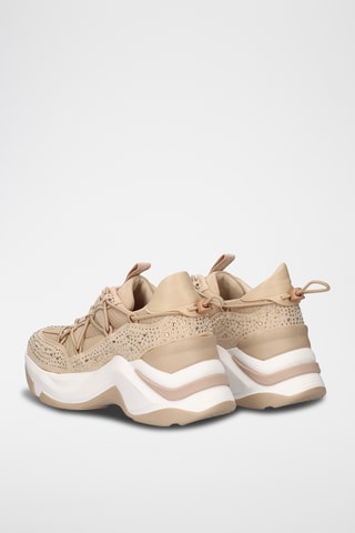 Baskets compensées - Beige