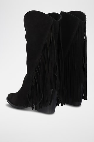 Bottes en cuir - Noir