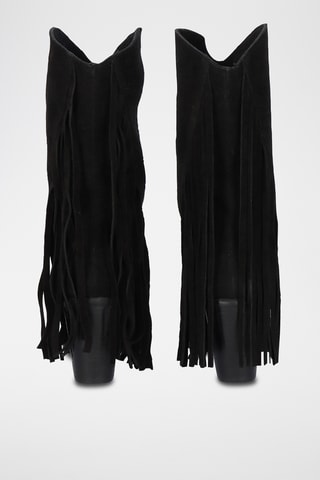 Bottes en cuir - Noir