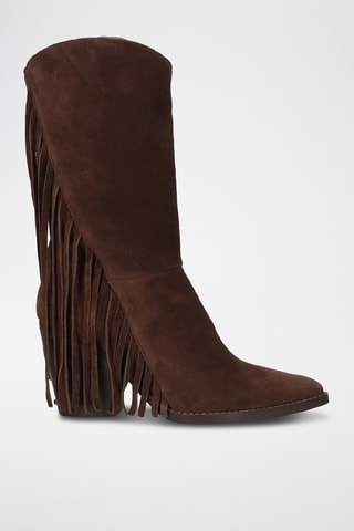 Bottes en cuir - Marron