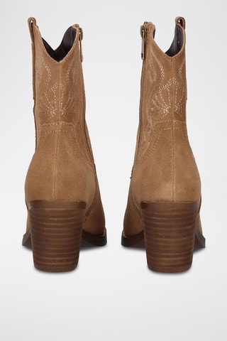 Bottines en cuir - Marron