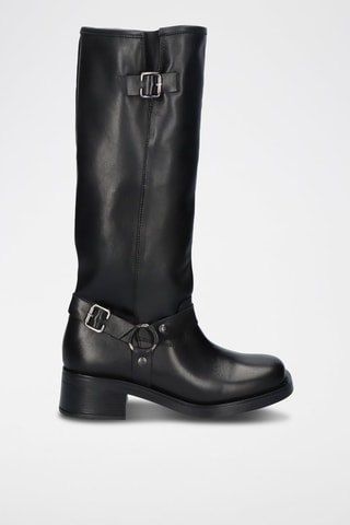 Bottes en cuir - Noir
