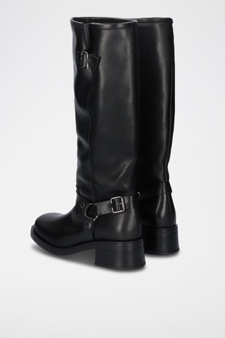 Bottes en cuir - Noir