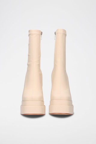 Bottines plateformes - Beige