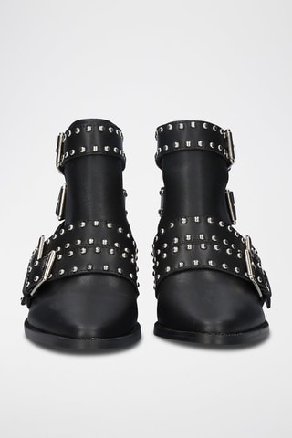 Bottines en cuir - Noir