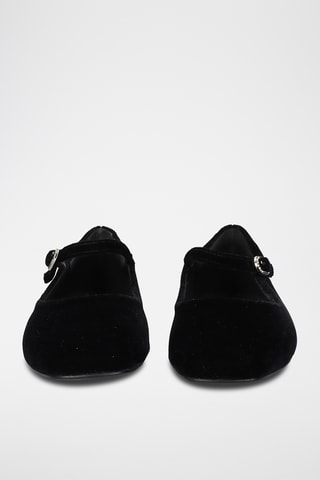 Babies en cuir - Noir