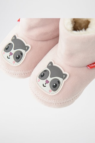 Chaussons fourrés - Rose