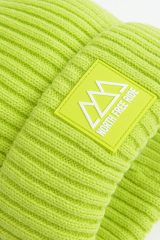 Bonnet à pompon - Vert clair