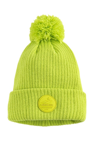 Bonnet à pompon - Vert